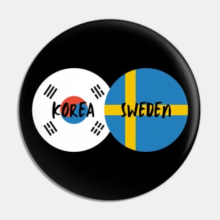 Korean Swedish - Korea, Sweden Pin