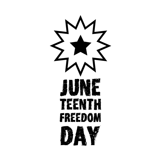 Juneteenth Freedom Day by loslewstudio