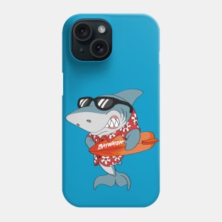 Mitch The Daddy Shark Baywatch Guard - Blue Sharky Version Phone Case