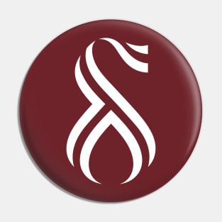 Doxa Logo on Maroon Pin