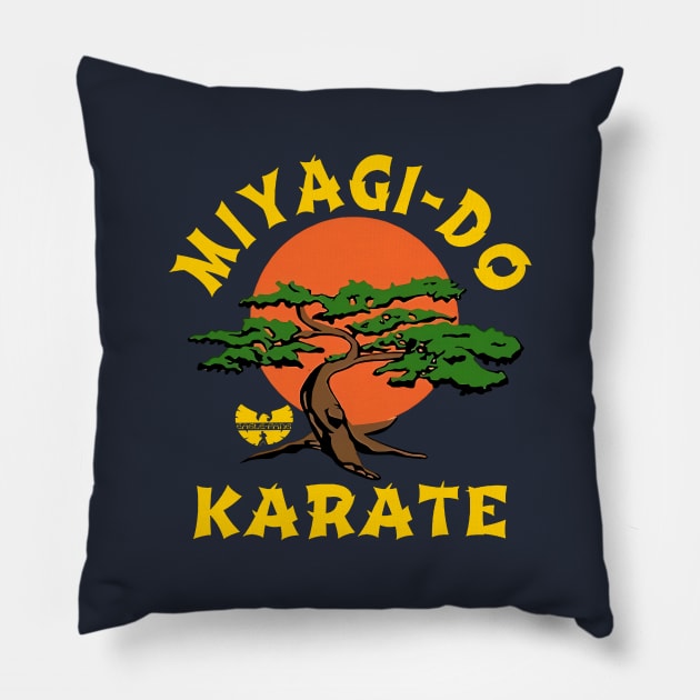 MIYAGI-DO KARATE Pillow by bengkelmarimin