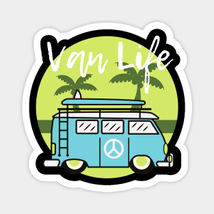 Van Life green design for van lifers and van enthusiasts Magnet