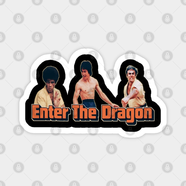 enter the dragon film 1 Magnet by Deconstructing Comics