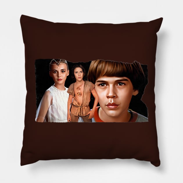 Heros of Fantasia Pillow by The Neverending Story