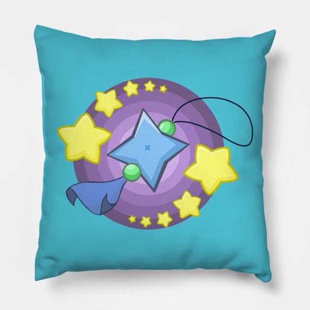 Shiny Hunter Pillow by GummiFrogArt