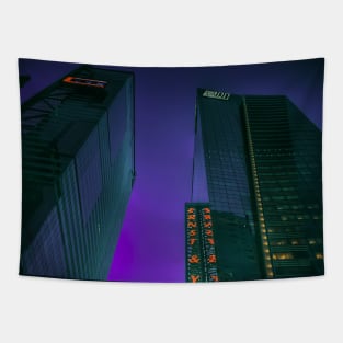 Purple Sky, Manhattan, New York City Tapestry