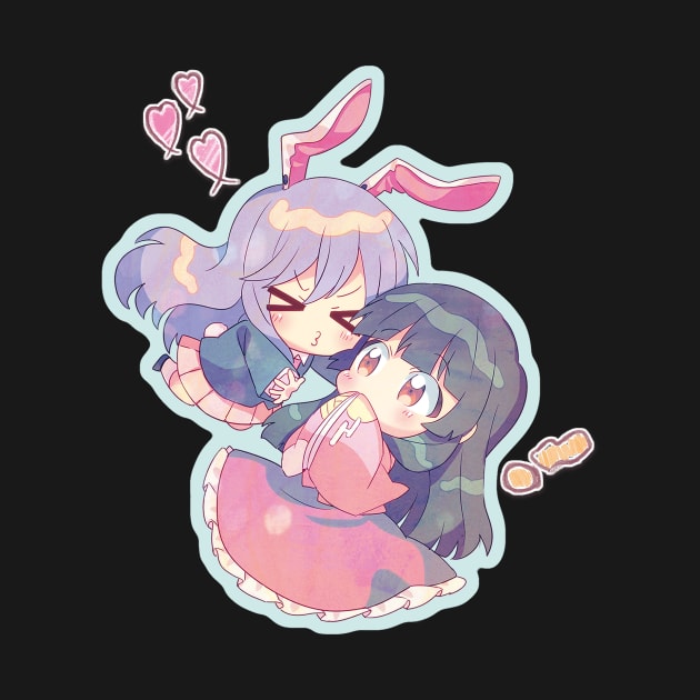 Reisen and Kaguya by KokoroPopShop