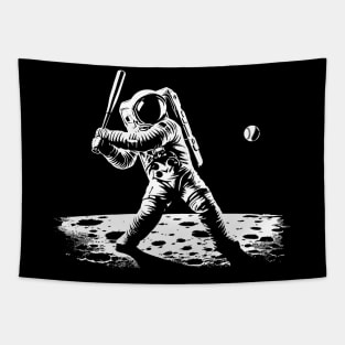 Baseball Novelty Astronaut Funny Baseball Tapestry