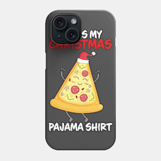 This Is My Christmas Pajama Pizza Family Matching Christmas Pajama Costume Gift Phone Case