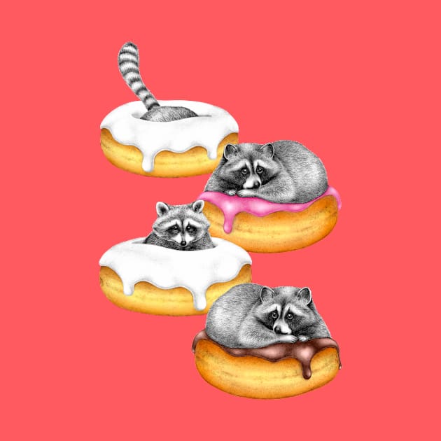 A Raccoon's Doughnut Fantasy by PerrinLeFeuvre