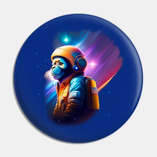 a monkey in outer space Pin