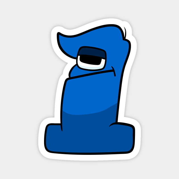 1 | Number Lore - Number Lore - Magnet | TeePublic