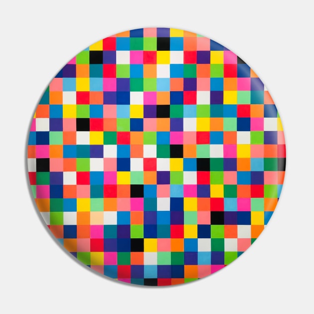 400 Colorful Squares Pin by Ideacircus