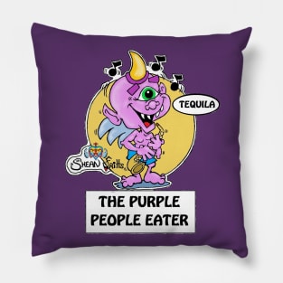 Fritts Cartoons Purple People Eater Pillow