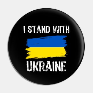 I Stand With Ukraine Pin