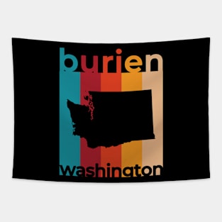 Burien Washington Retro Tapestry