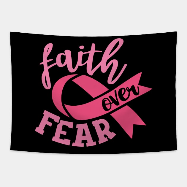 faith over fear Tapestry by hatem