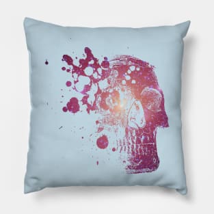 Skull Galaxy Pillow