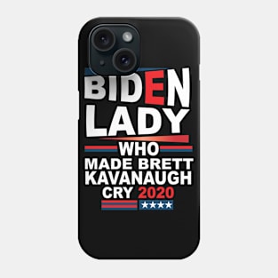 biden and the lady who made in brett kavanaugh cry Phone Case