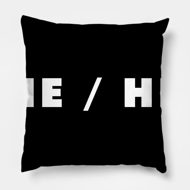 she / her - dark Pillow by banditotees