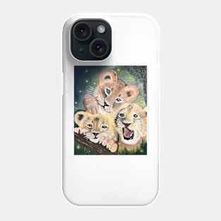 Three little lions Phone Case