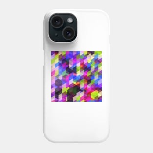 Geometric shapes in bright colors Phone Case