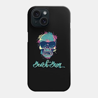 Beach Bum Skull Phone Case