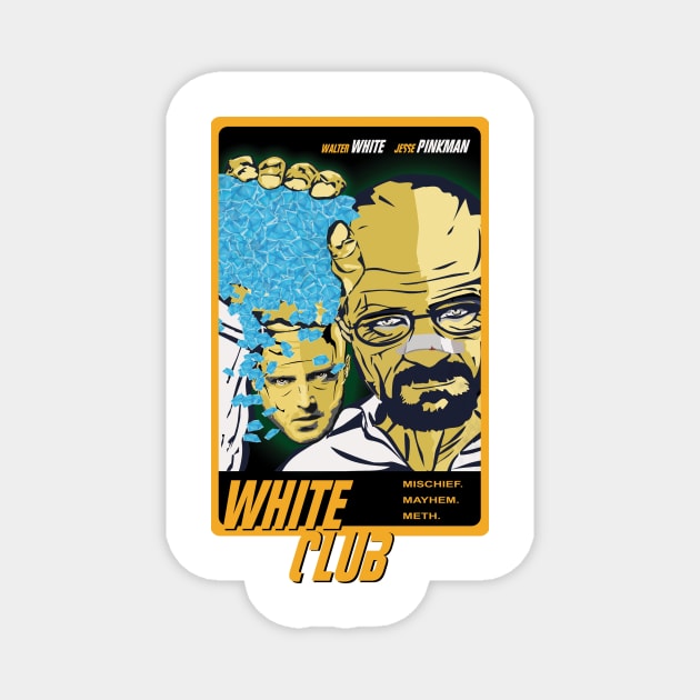 White Club | Breaking Bad | Walter White Magnet by rydrew