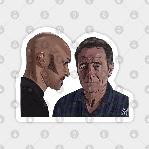 Why Him: Key & Cranston Magnet by 51Deesigns