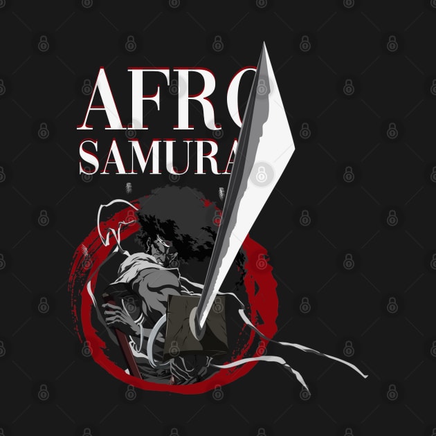 afro samurai warrior - black power by Claessens_art