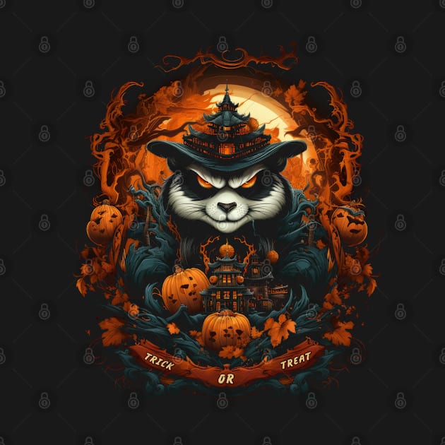 Halloween Panda by Genbu