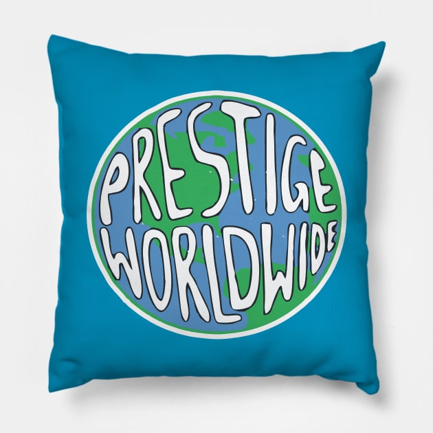 Prestige Worldwide Pillow by HeyBeardMon