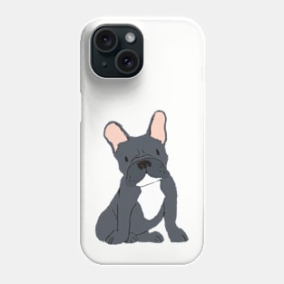 Black and White French Bulldog Phone Case