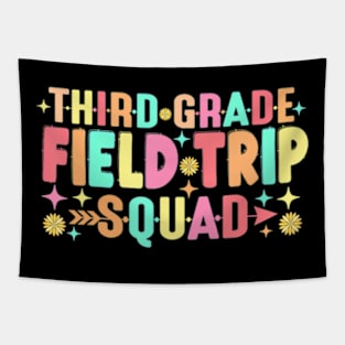 Teacher Students Third 3rd Grade Field Trip Squad Matching Tapestry