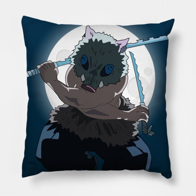 Demon Slayer Anime - Inosuke Pillow by mounier