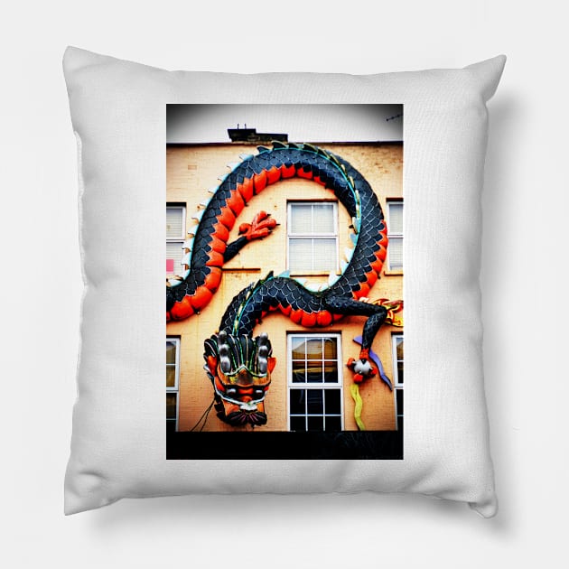 Camden Town Colourful Shop Building Facade London Pillow by AndyEvansPhotos