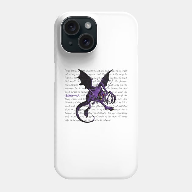 Jabberwocky Phone Case by jw608