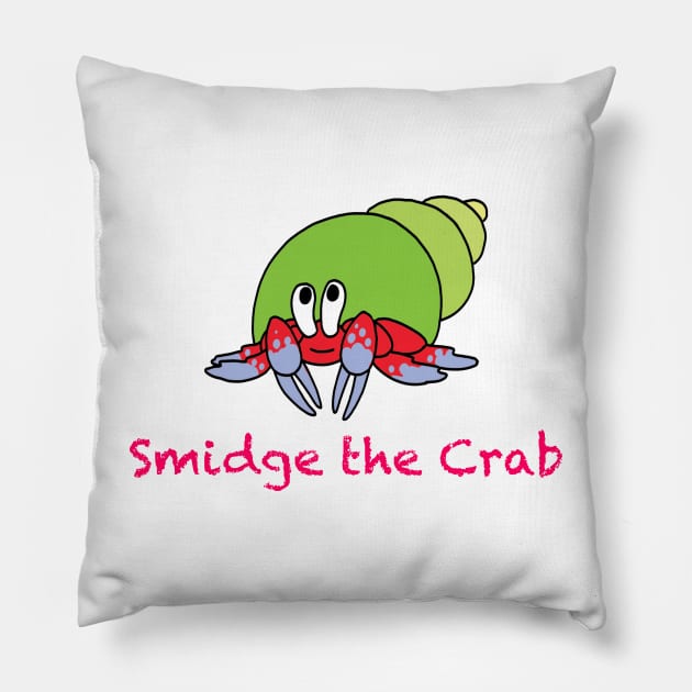 Smidge the Crab Pillow by Smidge_Crab