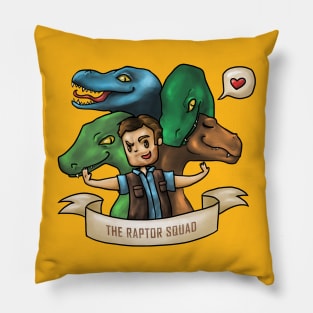 The Raptor Squad Pillow