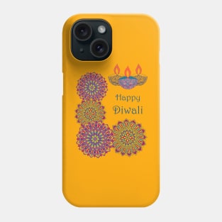 Diwali - Mandalas and Lamps Phone Case