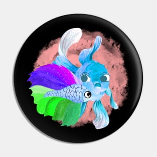 fighting fish Pin