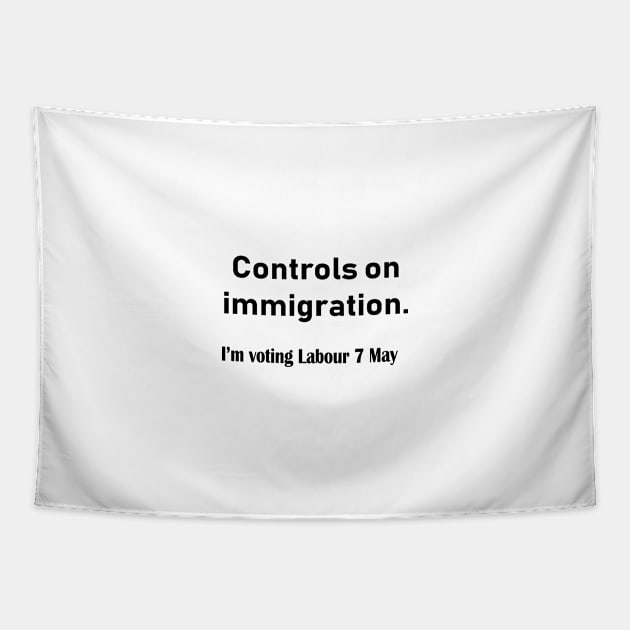 controls on immigration Tapestry by Souna's Store