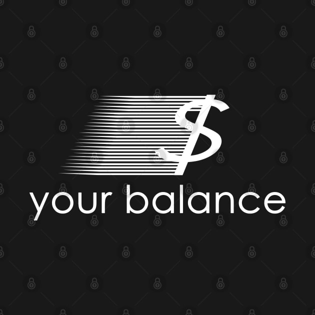 Your Balance White Logo by Markyartshop