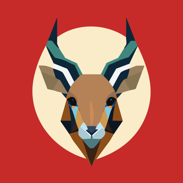 Geometric design of a deer face by goingplaces