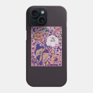 Happy Pug-O-Ween! #2 coloured Phone Case