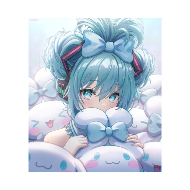 cinnamon roll miku by SUONIKO