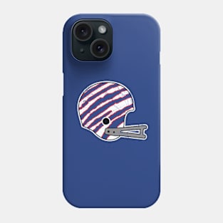 Vintage Mafia Helmet - blue Phone Case