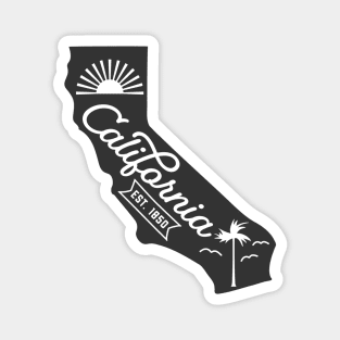 State of California Graphic Tee Magnet