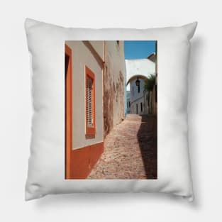 Albufeira alleyway Pillow