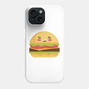 Cute Kawaii Hamburger Phone Case